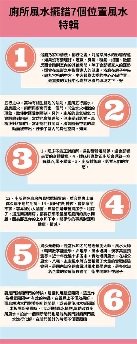 廁所方向|【風水特輯】廁所風水擺錯7個位置，根本是拿家人的健康開玩笑…